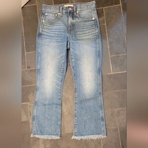 Madewell Jeans Raw Hem